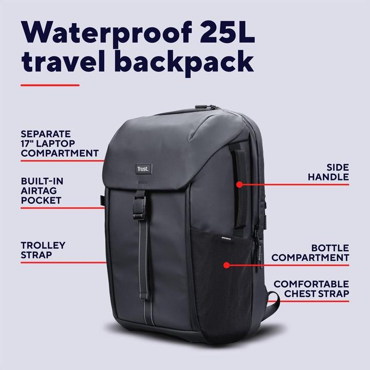 Produktbild Trust JERSEY Travel Backpack (25 l)