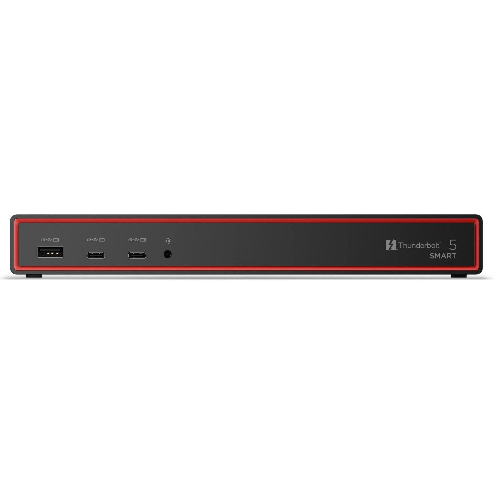 Lenovo ThinkPad Thunderbolt 5 Smart Dock 7500 (Thunderbolt), Dockingstation + USB Hub, Schwarz