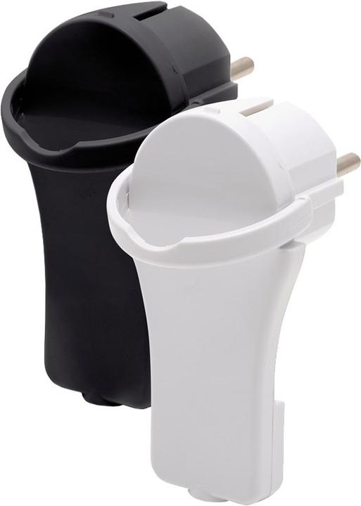 Produktbild Brennenstuhl Kurzverlängerungsleitung mit Winkel-Flachstecker 2m H05VV-F3G1.5 schwarz (2 m, CEE 7/4)