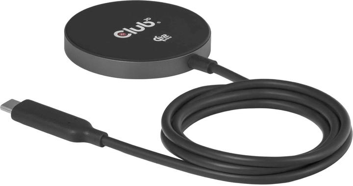 Club 3D Club3D Ladegerät Qi2 USB Typ C 25W wireless schwarz (25 W)