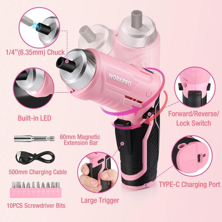 Actual product image Workpro 18-teiliges Werkzeugset (18 pieces)