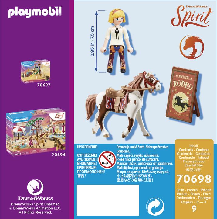 Produktbild Playmobil Rodeo Abigail (70698, Playmobil Spirit)