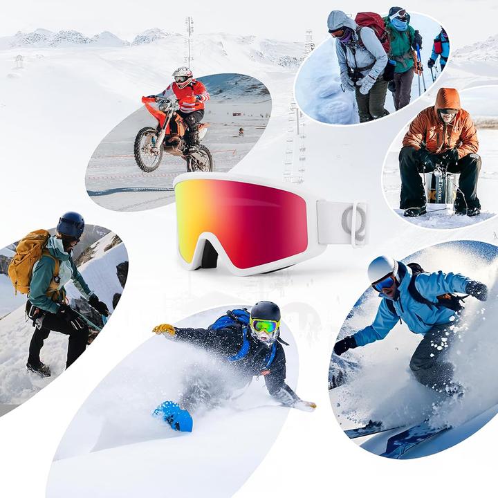 Produktbild Qunature The others White Ski Goggles for Adults - White