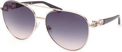 Guess Women GU0015828W61 Sunglasses Shiny Rose Gold 61