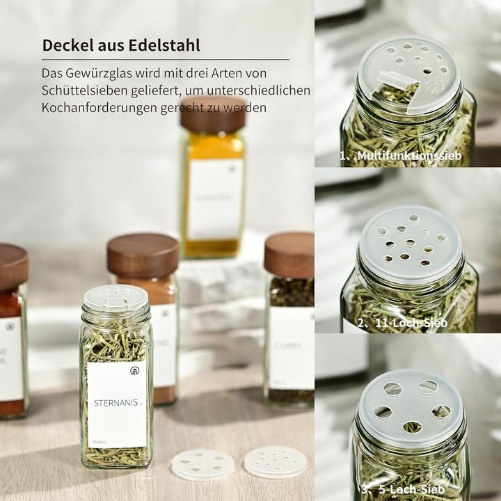 Actual product image Miorkly Gewürzgläser-Set
