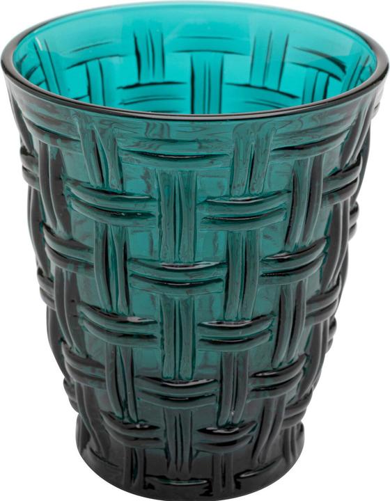 Immagine prodotto Kare Design Wasserglas Tissue Petrol 10cm