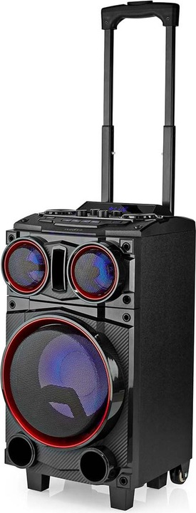 Produktbild Nedis Bluetooth®-Party-Lautsprecher | max. Batteriespielzeit: 6.5 Std | 120 W | Tragegriff | Partyli (6.50 h, Batteriebetrieb)