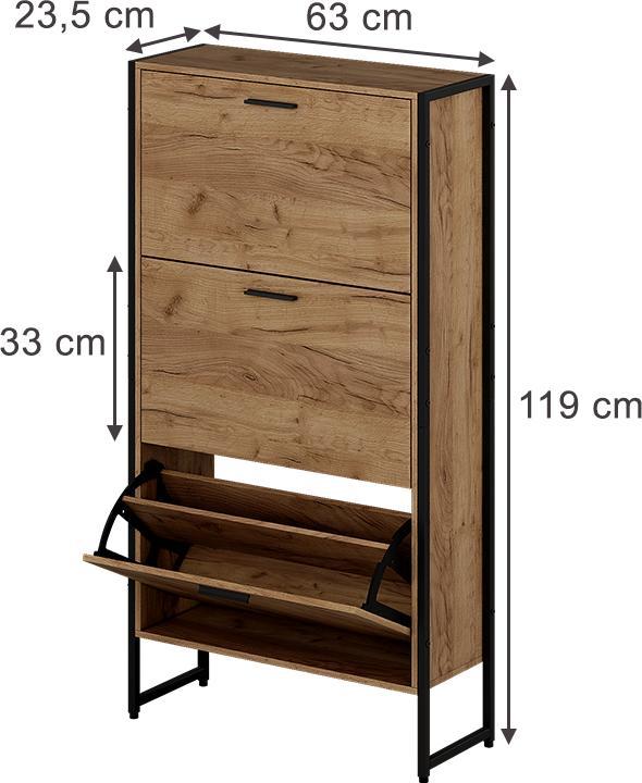 Produktbild Vicco Folda mit 3 Kippfächern