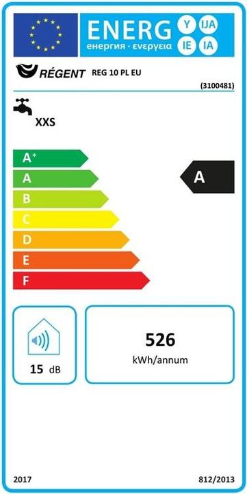Energy Label Regent REG 10 PL EU