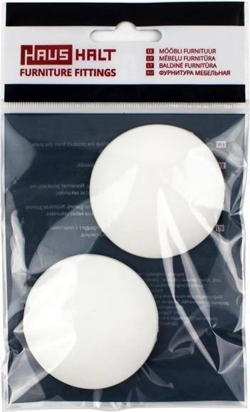 Haushalt White Door Stoppers 2 Pcs. D60. (2 Stück)