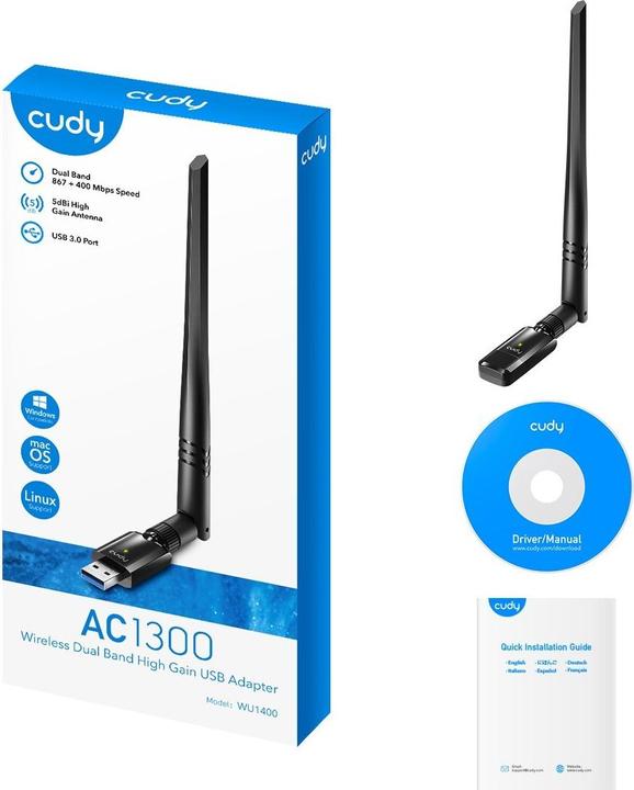 Produktbild Cudy WU1400 network card WLAN