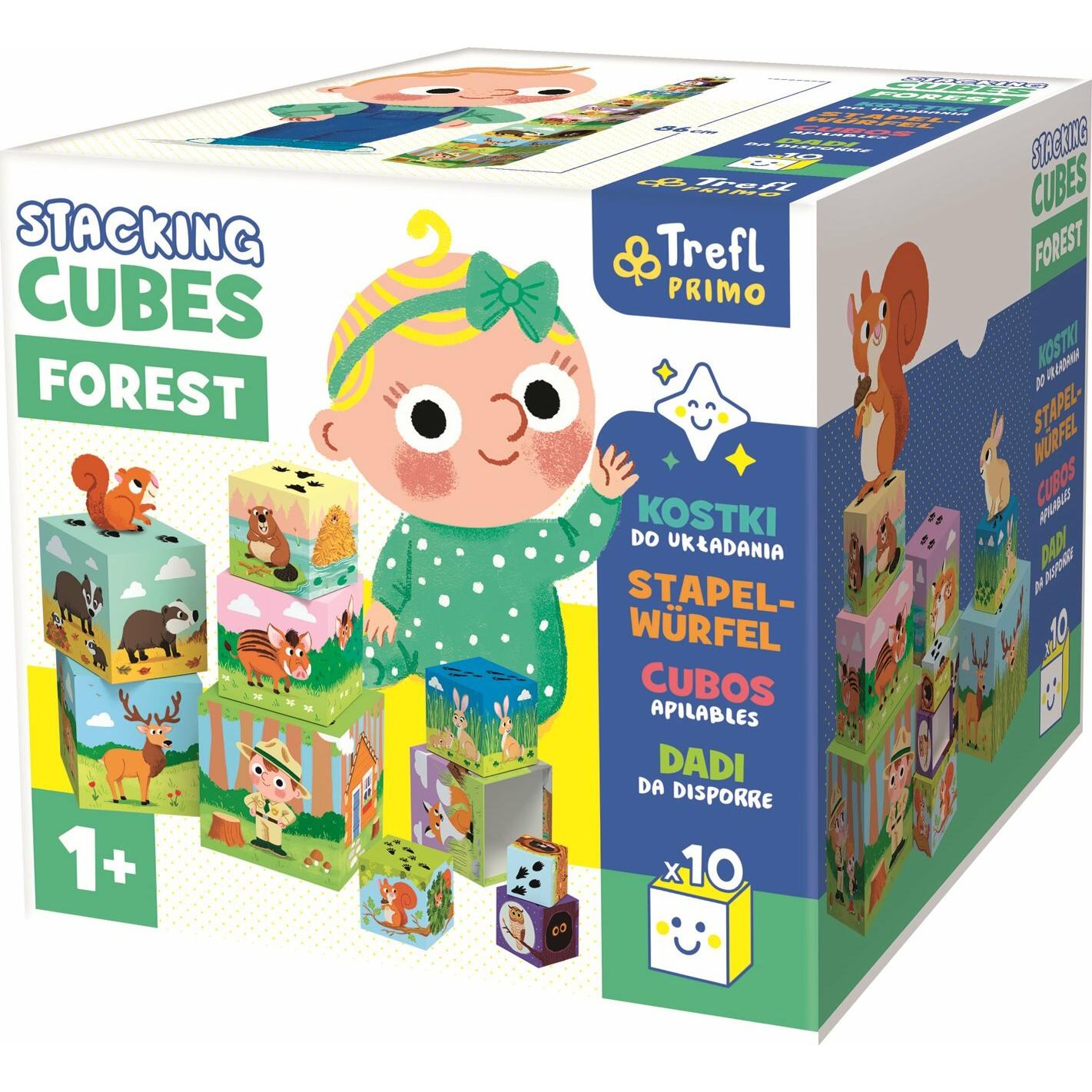 Trefl Wald-Puzzle-Würfel (10 Teile)
