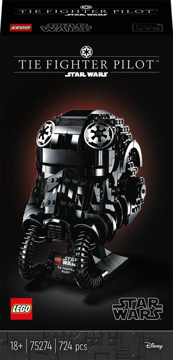Produktbild LEGO TIE Fighter Pilot Helm (75274, LEGO Star Wars)