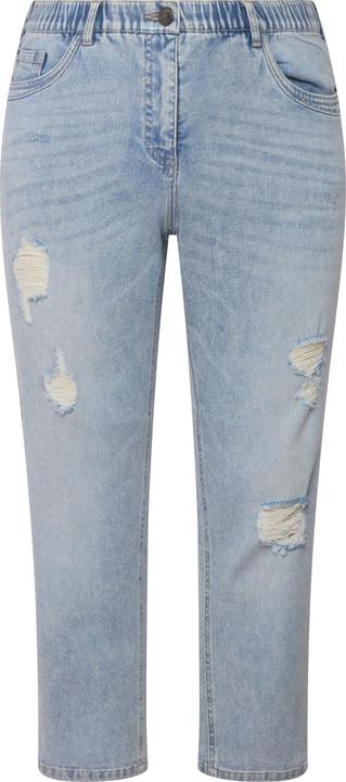 Immagine prodotto Ulla Popken Boyfriend jeans a 7/8 con gradiente di colore ed effetto sdrucito (44)
