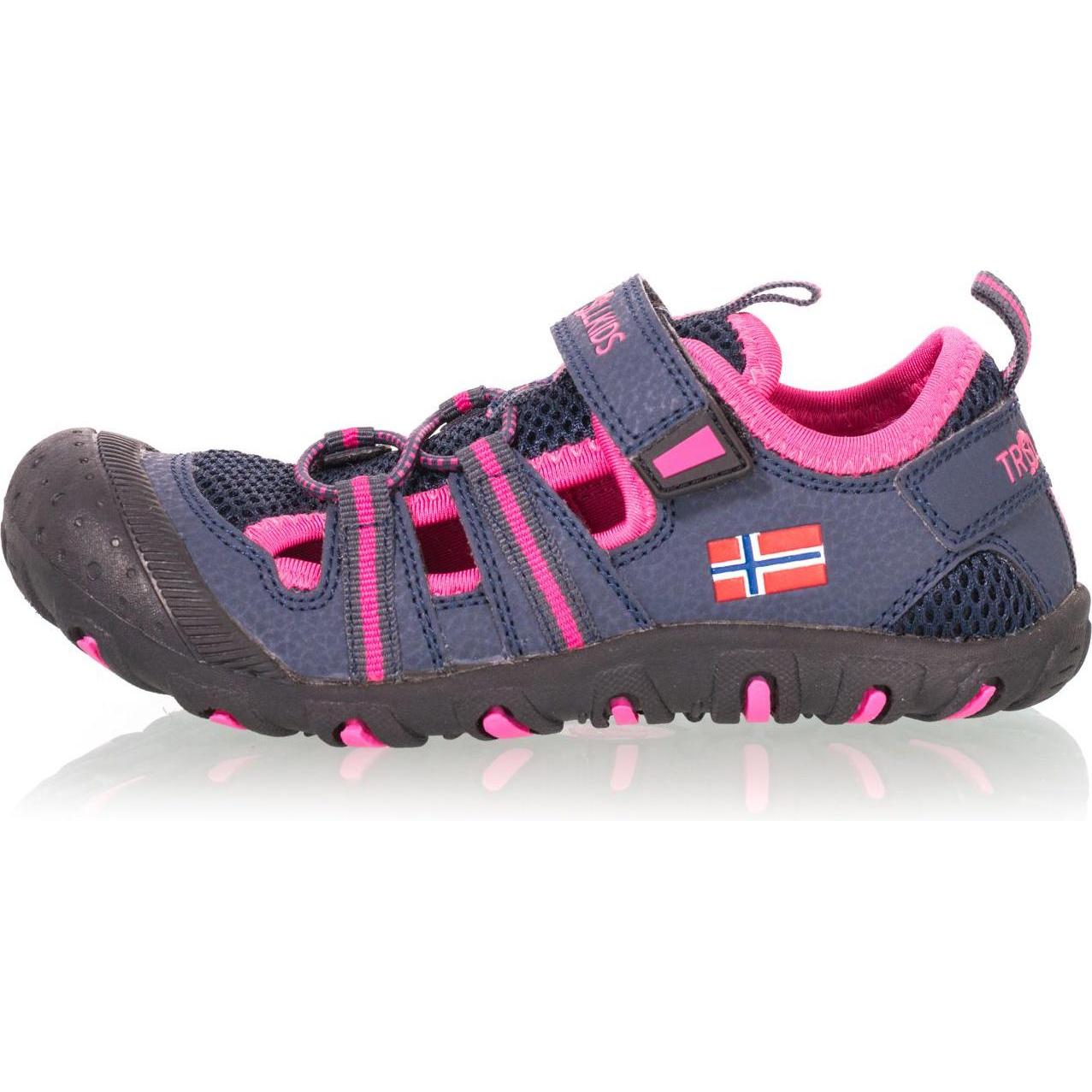 Trollkids, Unisex, Sandalen, Kid's Sandefjord Sandal, Blau, (37)