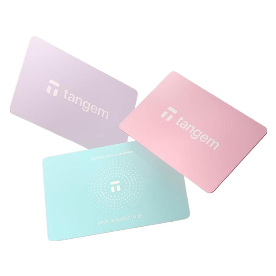 Tangem 2.0 - 3 Card Set - Blush Sky, Crypto Wallet, Rosa
