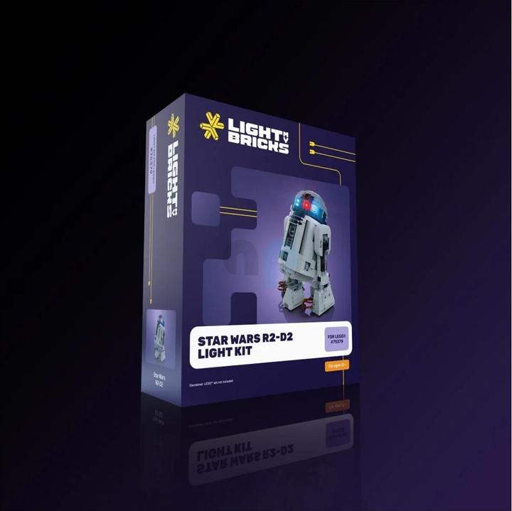 Actual product image Light my bricks LMB 2.0 LED light set for LEGO 75379 Star Wars R2-D2