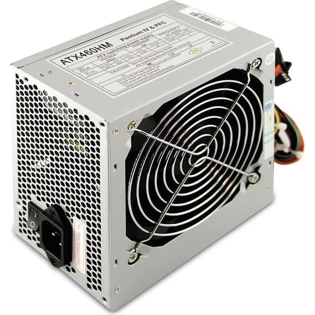 Thumbnail - Rhombutech Super Silent ATX Netzteil 460 Watt (460 W), PC Netzteil, Silber
