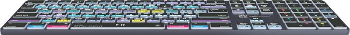 Actual product image Logickeyboard Davinci Resolve 18 Titan UK (Mac) (Eng. Int., Cable, Wireless)
