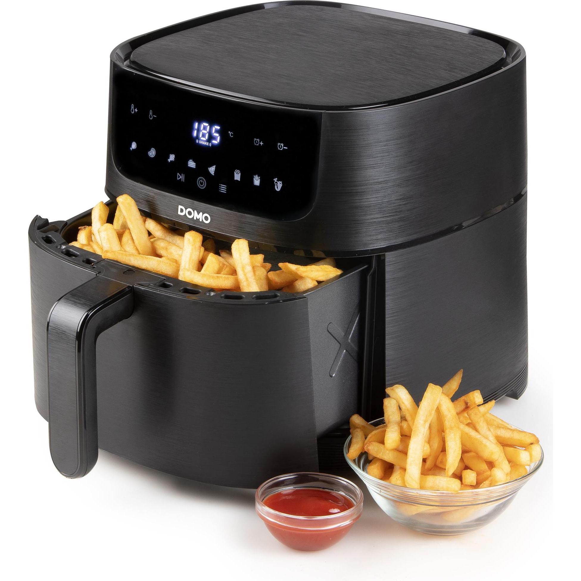 Domo DO539FR, Fritteuse, Schwarz