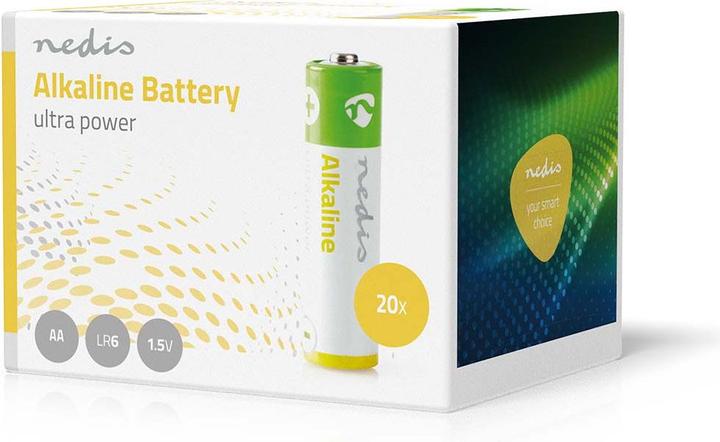 Actual product image Nedis Alkaline battery AA 1.5 V 20 pieces Box (20 pcs., AA)