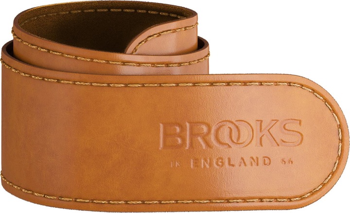 Actual product image Brooks Running Brooks leather trouser snap strap, honey