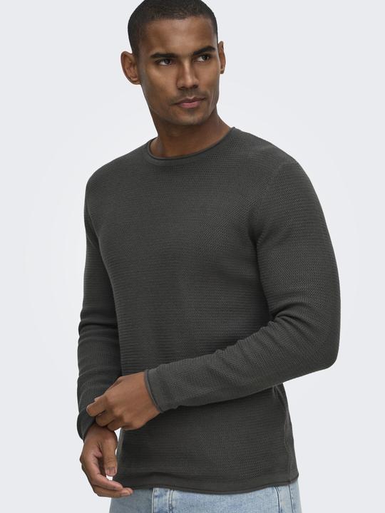 Immagine prodotto Only & Sons Normal geschnitten Rundhalsausschnitt Pullover Strickpullover (M)