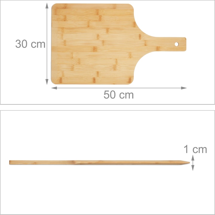 Actual product image Relaxdays 2x pizza slider