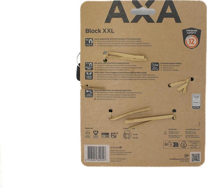 Produktbild AXA Block XXL