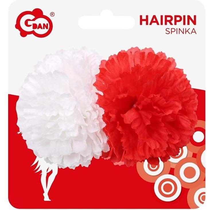 GoDan Grosse weisse und rote Blumennadel