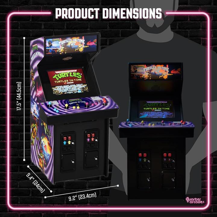 Produktbild Numskull Quarter Scale Arcade Cabinet - Turtles in Time