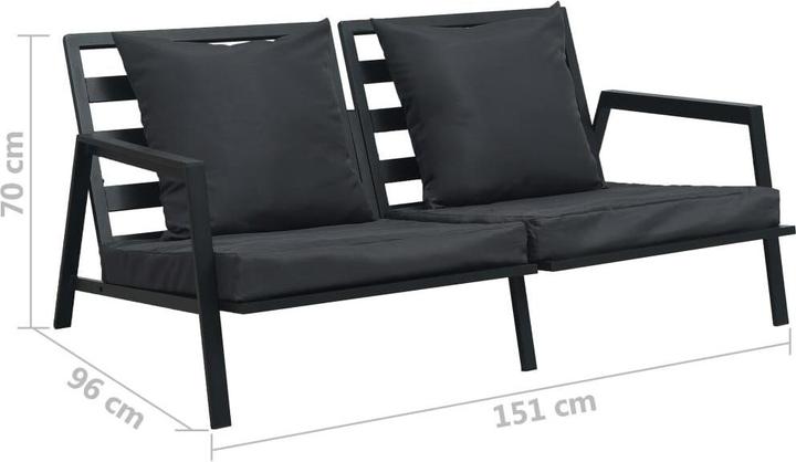Actual product image vidaXL Gartensofa