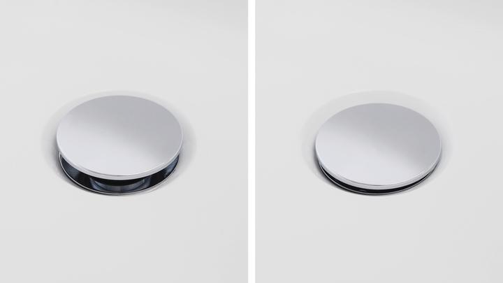 Actual product image Duravit QUADROVAL waste/overflow fitting chrome (Overflow set, 1/2")