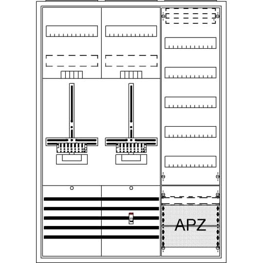 Striebel & John, Verteilerschrank Zubehör, Striebeljohn Da37pg