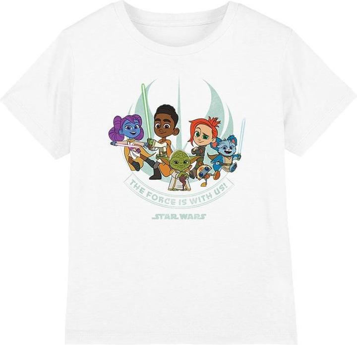 Produktbild Star Wars Young Jedi Adventure The Force Is With Us TShirt (152, 158)