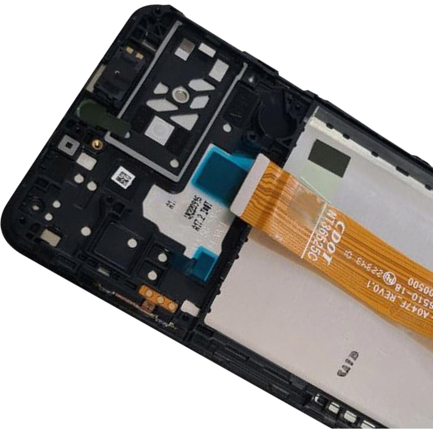 Thumbnail - Clappio Ersatzteil Bildschirm + Touchscreen (Inkl. Gehäuse) (Galaxy A04s), Mobilgerät Ersatzteile, Schwarz