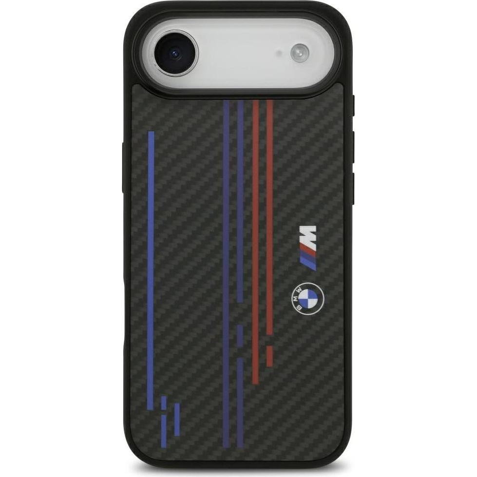 BMW Case M Kevlar Lines & Logo MagSafe for iPhone Air black (Apple iPhone Air), Cover smartphone, Nero