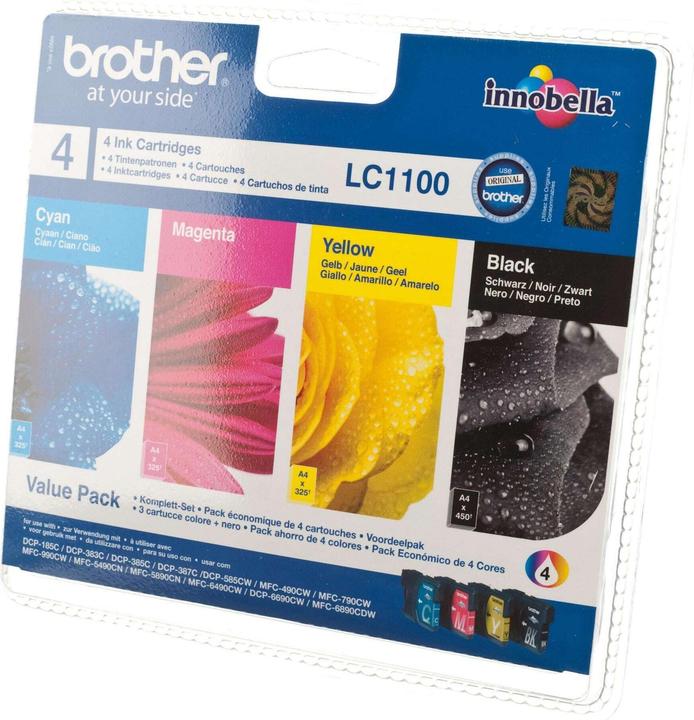 Produktbild Brother LC-1100VALBP Value Pack (BK, C, M, Y)