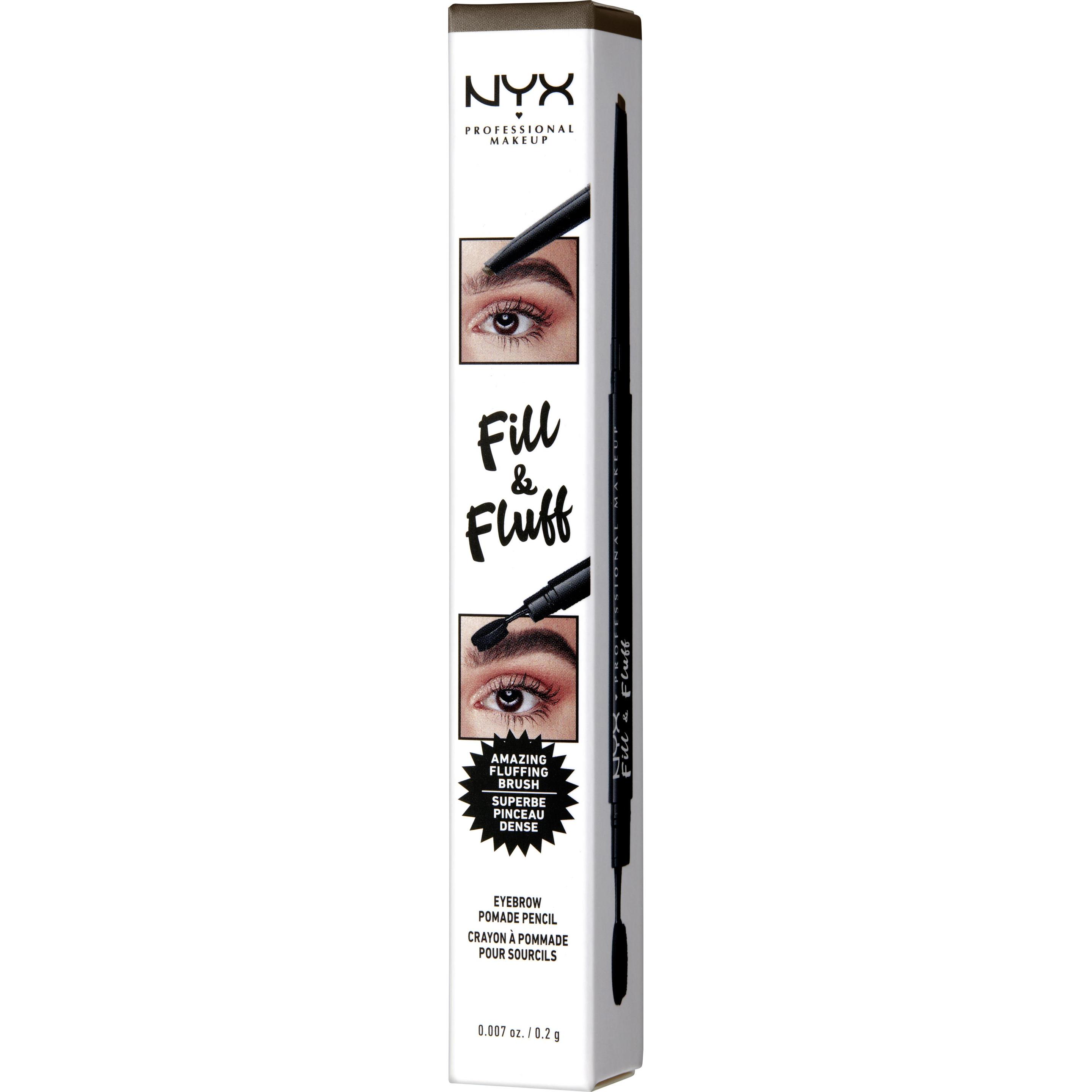 Thumbnail - NYX Professional Make-Up, Augenbrauenstift, Fill und Fluff (Ash Brown)