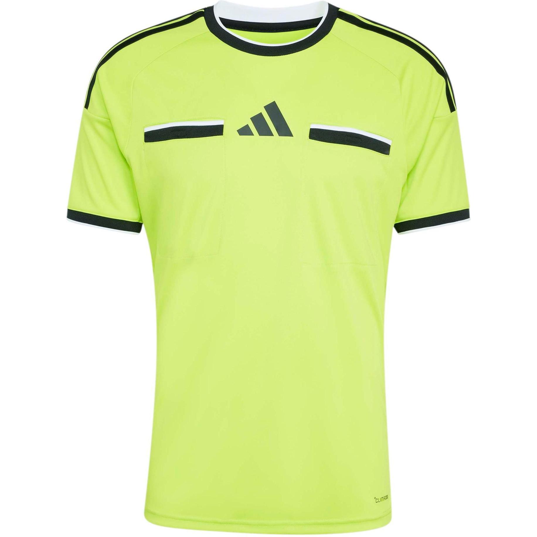 Adidas, Uomini, Maglietta sportiva, Ref 26 Jsy - tmssye/black (S), Nero, Giallo, S