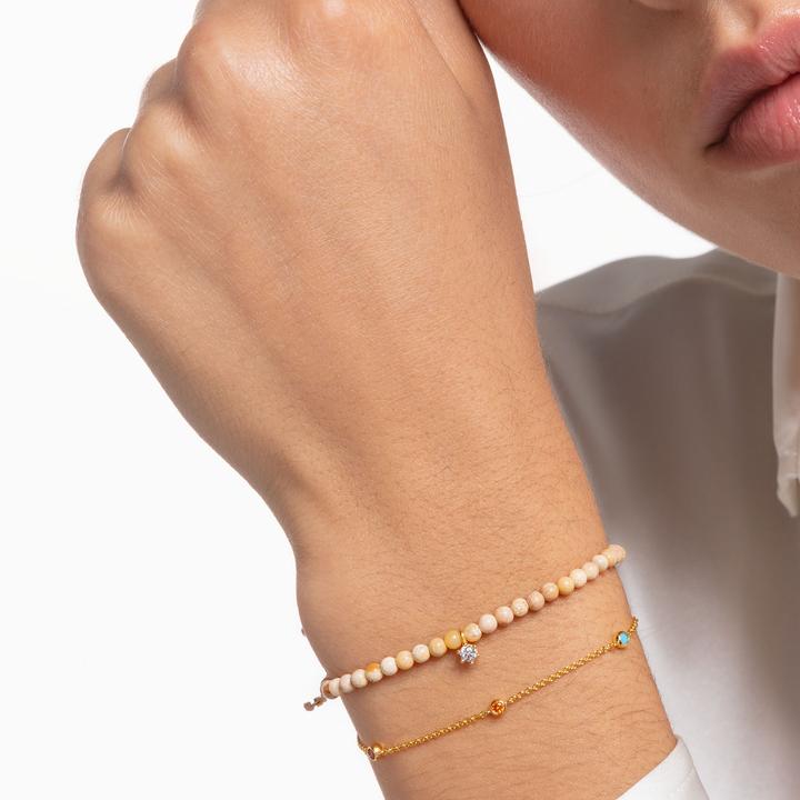 Immagine prodotto Thomas Sabo Bracciale (16 cm, Argento 925, Oro giallo 750)