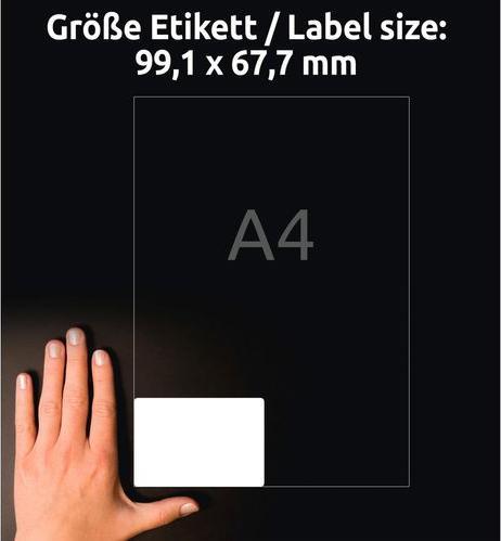 Actual product image Avery Photo labels, 99.1x67.7