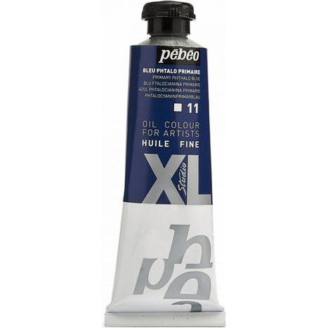 Pebeo, Künstlerfarbe + Bastelfarbe, XL Feine Ölfarben (Phthalocyanin-Primärblau, 37 ml)