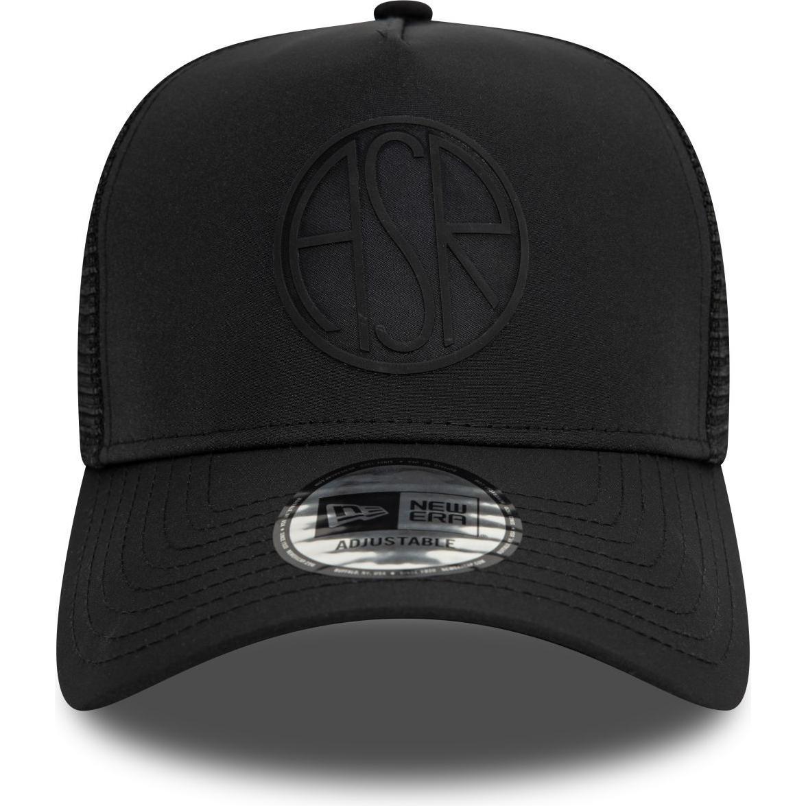 Thumbnail - New Era, Herren, Cap, A-Frame Mesh Trucker Cap - AS Roma schwarz, Schwarz