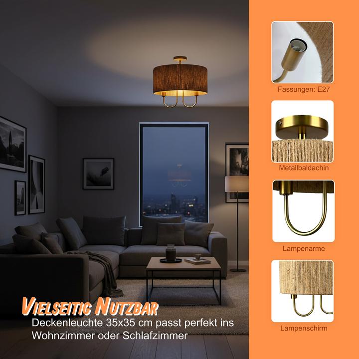 Produktbild Relaxdays Deckenlampe (E14)