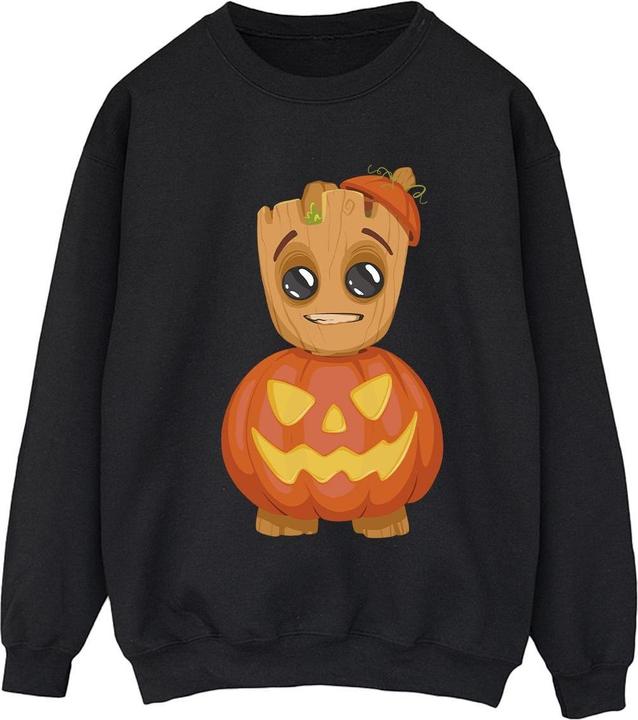 Actual product image Womens/Ladies Groot Pumpkin Sweatshirt (S)