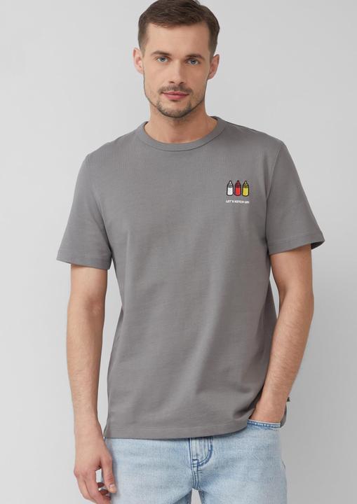 Produktbild S.Oliver T-Shirt T-Shirt mit Grill-Motiv (XXL)