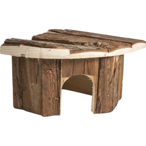 Comparer les prix de Panama Pet Maison d'angle pour rongeurs, bois, 15x15x11cm, Équipement cage pour rongeurs