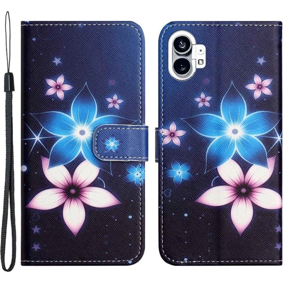 Thumbnail - Cover-Discount Nothing Phone (1) -Schutzhülle Etui Blumen (Nothing Phone (1)), Smartphone Hülle