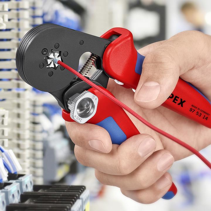 Image du produit Knipex Pince à sertir auto-réglable (180 mm)